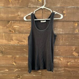 American Giant Black Tank Top Size Medium